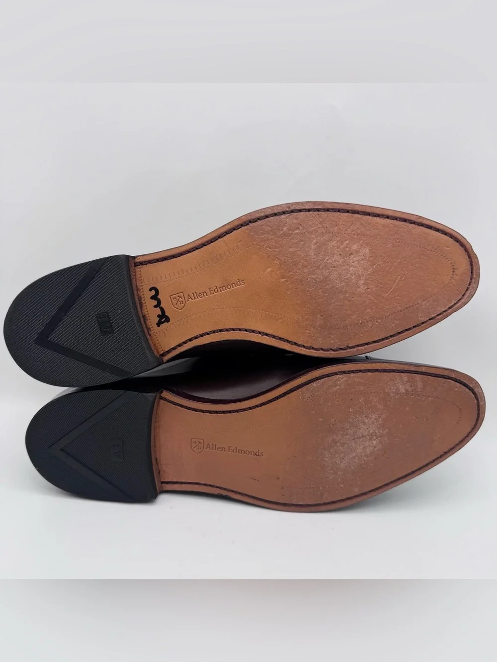 Allen Edmonds Mora 2.0 Brown Leather Double Monk Strap Shoes Men's Size 9 D